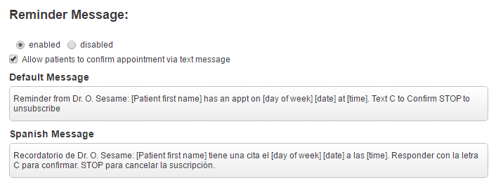 Text Appointment Reminders